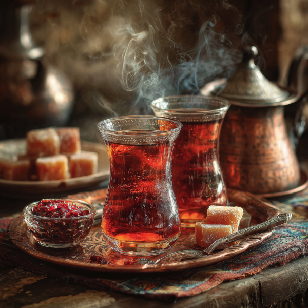 Турецкие кружки для чая (в форме тюльпана)